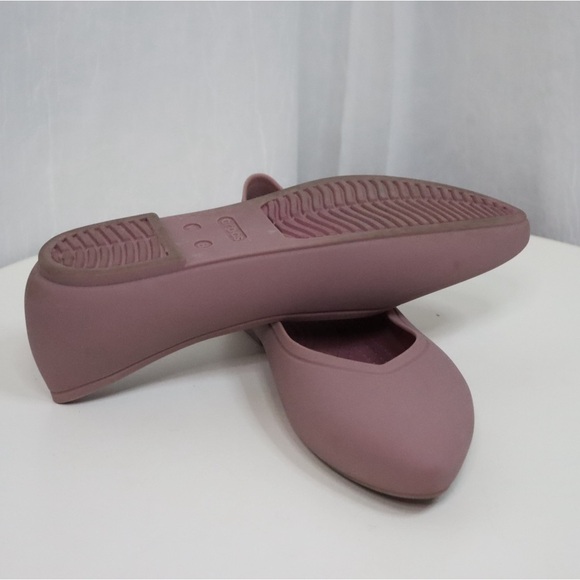 CROCS Brooklyn Pointed Toe Ballet Flats - Picture 7 of 14